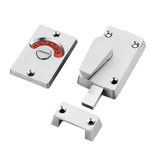 Toilet Partition Hardware Door Lock Toilet Cubicle Indicator Lock Restroom Partition Hardware Fitting Door Lock