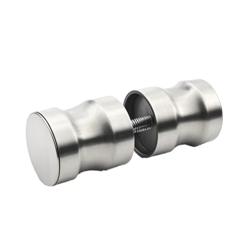 304 Stainless Steel Cylindrical Door Handle for Public Toilets and Hotel Bathrooms Quality Partition Handle Accessory