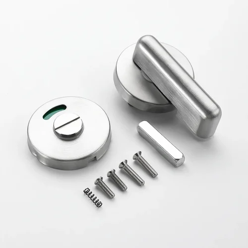 304 Stainless Steel Toilet Partition Hardware Lock for Public Toilets Unmanned Indicator Door Lock Toilet Door Indicator Lock