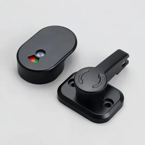 High-quality Corrosion-resistant Aluminum Alloy Toilet Partition Hardware Thickened  Lock for Restroom Partition Toilet