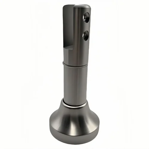 304 Stainless Steel Thickened Public Toilet Splint Partition Support Foot Hardware Brushed Metal Toilet Partition Bathroom