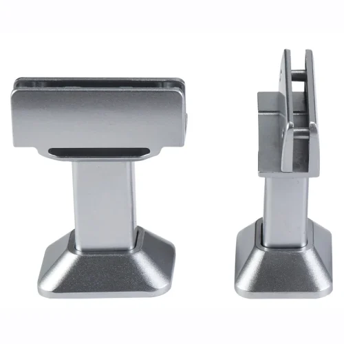 Professional Anti-Corrosion Aluminum Alloy Splint Foot Bracket for Public Toilet Partition Hardware Adjustable Support Foot