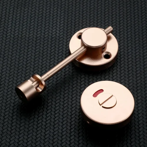 Rustproof Aluminum Alloy Public Toilet Partition Door Lock Pull Indicator Stainless Steel Bath for Apartments Hotels Bathrooms