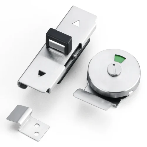 Toilet Partition Hardware Accessories Public Toilet Indicate the Lock Toilet 304 Stainless Steel Push-pull Lock