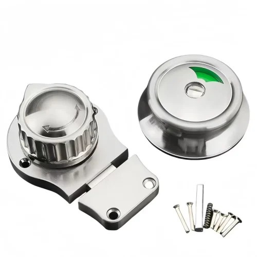 Professional Anti-Corrosion Unoccupied Lock Indicator  Bath Toilet Hardware  for Public Toilet Partition for Hotel Use