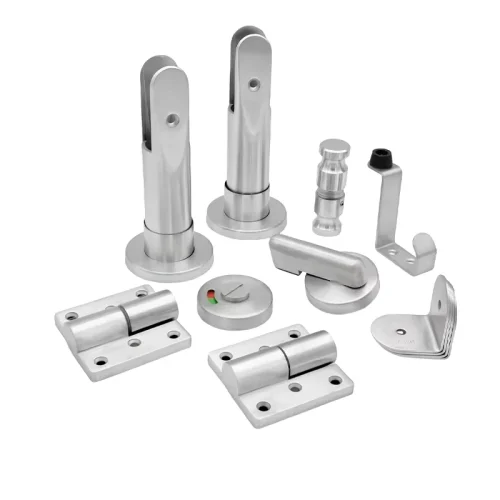High Quality Toilet Cubicle Public Toilet Partition Hardware Public Bathroom Cubicle Fittings Restroom Partition Hardware