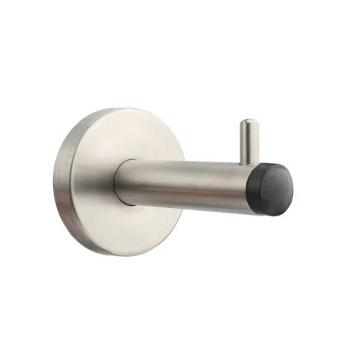 304 Stainless Steel Thickened Door Top Hook for Public Toilet Partition Bathroom Coat Hook for Hotels Clothes Hook Accessory