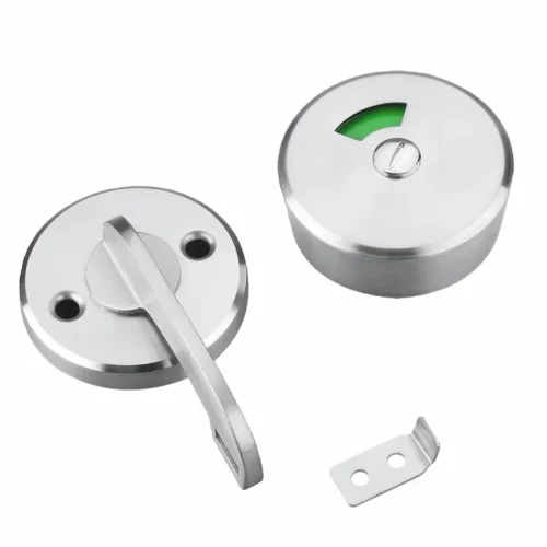 304 Precision Cast Stainless Steel Indicator Lock for Public Toilets Thickened Toilet Partition Hardware Accessories
