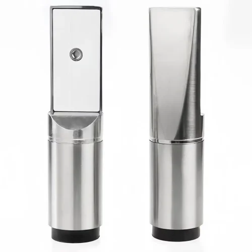 Alloy Thickened Casting Toilet Partition Support Foot Unilateral Base for Public Bathroom Toilet Partition