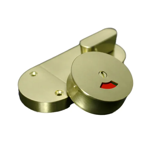 Modern Design Zinc Alloy Public Toilet Partition Hardware Accessories Unmanned Indicator Latch Door Lock