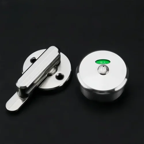 304 Stainless Steel Public Toilet Partition Accessories Indicator Lock Hardware for Hotel Toilets Toilet Door Lock