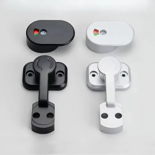Professional Anti-Corrosion Aluminum Alloy Toilet Partition Hardware Accessories Thickened Indicator Lock for Public Toilets