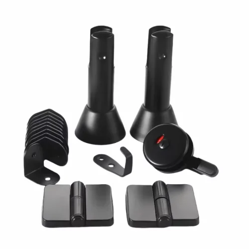 304 Stainless Steel Bathroom Partition Kit Strong and Reliable Hardware Set Public Bathroom Cubicle Fittings