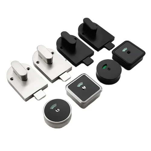 Public Toilet Partition Accessories Thickened Door Lock Professional Anti-Corrosion Lock Toilet Partition Hardware Lock