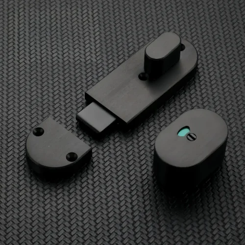 Public Toilet Partition Door Lock with Pull Indicator for Bathroom Hotel Hardware Locks Rustproof Aluminum Alloy