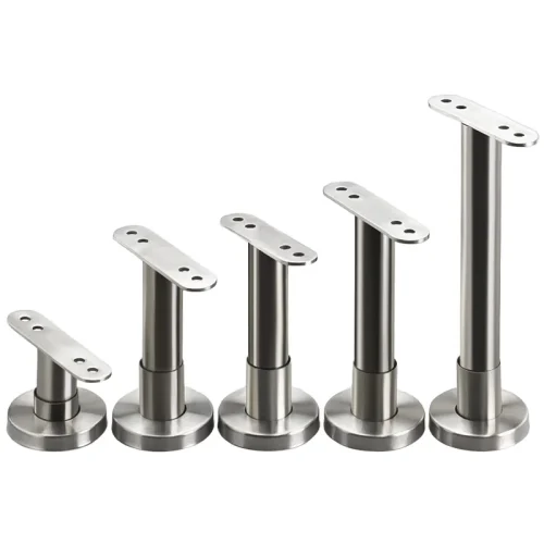 304 Stainless Steel Support Foot with Foot Cover for Public Toilet Toilet Partition Hardware Accessories Bath Hardware