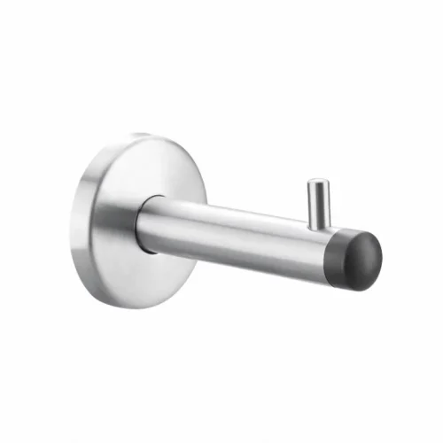 Modern 304 Stainless Steel Toilet Partition Accessories Top Coat Hook for Hotel Public Toilets Door and Clothes Hook