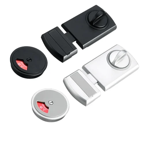 Professional Anti-Corrosion Public Toilet Partition Hardware Accessories Unmanned Indicator Lock Thickened Hardware