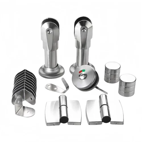 High-Quality Toilet Partititon Hardware Stainless Steel Bathroom Partition Hardware Cost-Effective Toilet Partition Accessories
