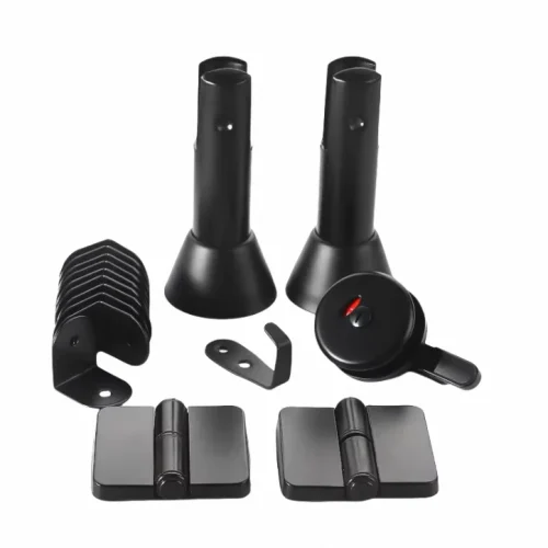 Commercial-Grade 304 Stainless Steel Bathroom Partition Kit Strong and Reliable Hardware Set for High Traffic Restroom Cubicles