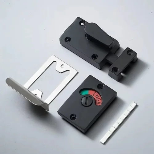High Quality Toilet Partition Hardware Lock High Corrosion Resistance Thickened Restroom Toilet Partition for Public Toilets