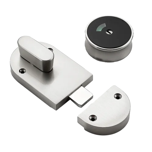 Toilet Partition Hardware Lock Heavy-Duty Heavy-Duty Toilet Cubicle Lock Anti-Vandal Easy Installation Reinforced