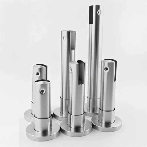 304 Stainless Steel Toilet Partition Support Leg  Heavy-Duty and Rustproof Floor Bracket for Public Restroom Cubicles
