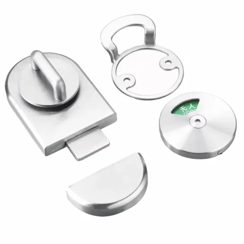 High-Quality Public Toilet Partition Hardware Accessories 304  Lock Thickened Stainless Steel Door Indicator Lock