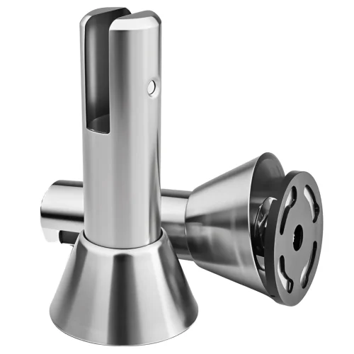 Professional Anti-Corrosion 304 Stainless Steel Thickened Public Toilet Partition Bracket Foot Base Bathroom Partition Hardware