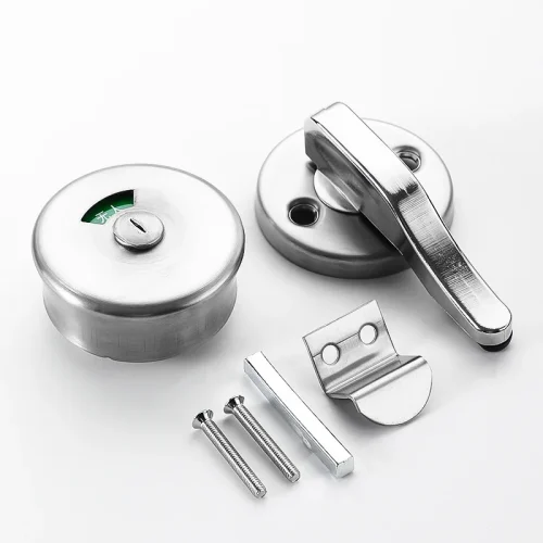 304 Stainless Steel Public Toilet Partition Door Lock Hardware for Toilet Partition Use