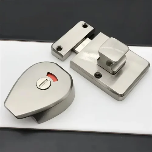 Professional Anti-Corrosion Indicator Lock Partition Door Thickened  Lock Toilet Partition Hardware  for Public Toilets