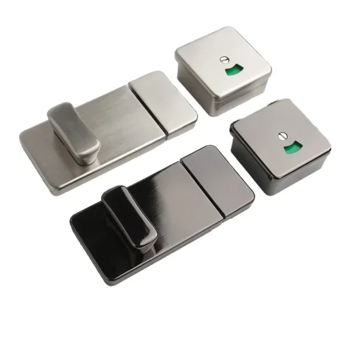 Professional Anti-Corrosion Public Toilet Partition Hardware Accessories Unmanned Indicator Thickened Lock Door Lock
